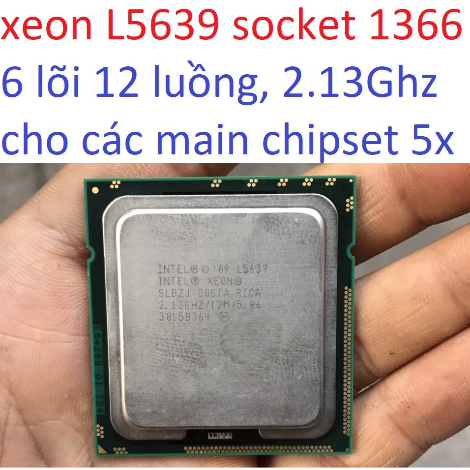 tặng keo - Xeon L5639 cpu processor socket 1366 bộ vi xử lý cho pc máy tính để bàn hàng hiếm,cpu g2030