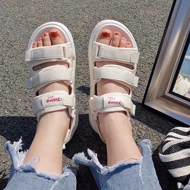 CÓ SẴN Dép sandal hot hit 2020 hàn quốc 3 quai