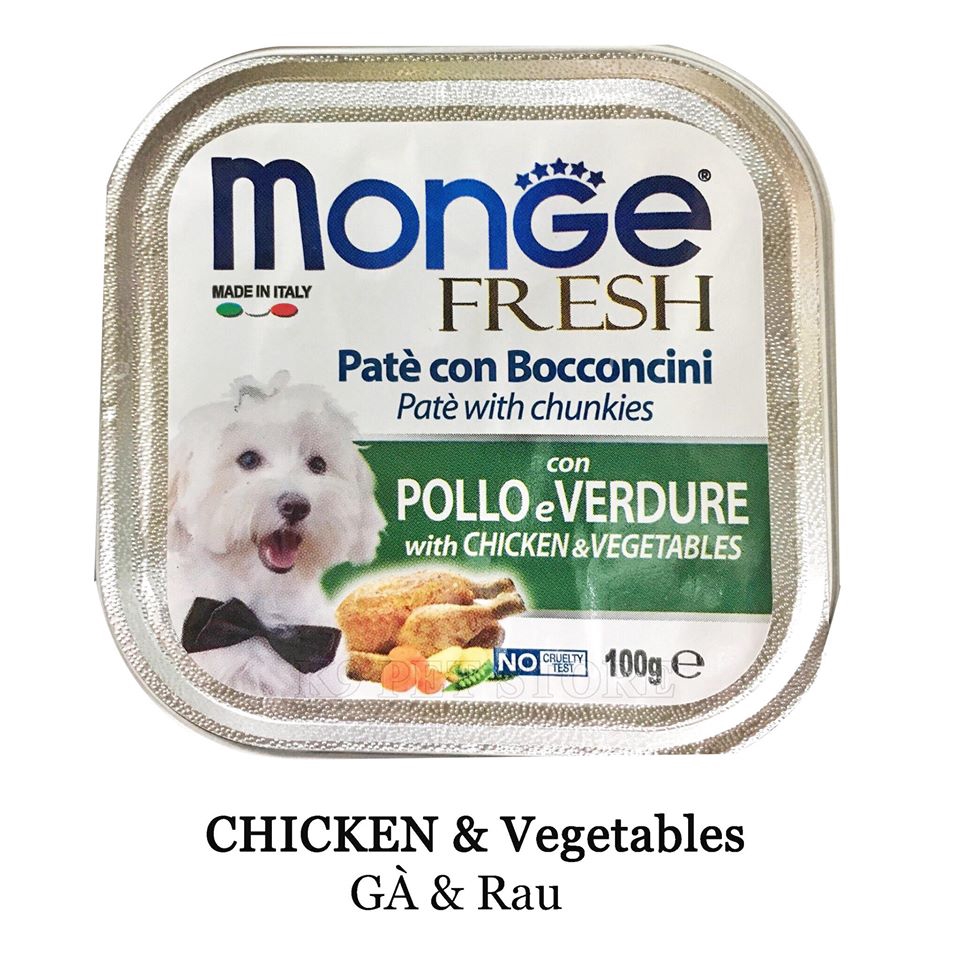 Pate cho chó MONGE - Nhập khẩu Ý 100gr