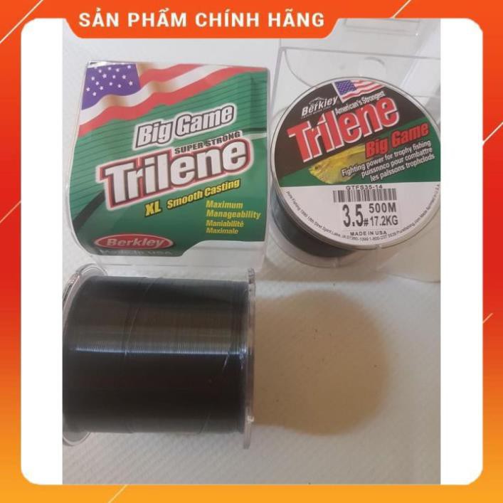 [SALE]  [Xả Kho] Cước Câu Cá MỸ TRILENE Big Game 500m Đủ Size Siêu Biền Chống sờn