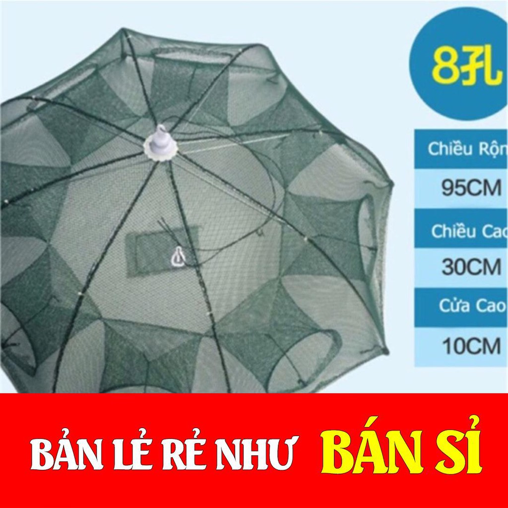 [GIÁ SỈ] LƯỚI BẪY CÁ BÁT QUÁI 8 CỬA