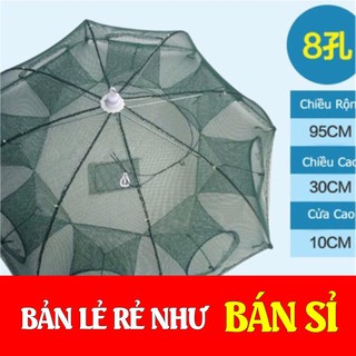 Lưới bẫy cá bát quái 8 cửa