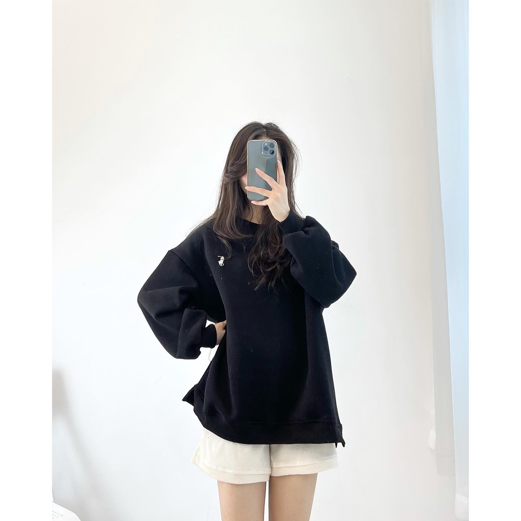 (FREESHIP) Áo sweater thêu hình ngựa hàng quảng châu Miho house