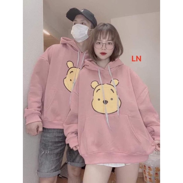 Áo hoodie mặt gấu vàng LN11