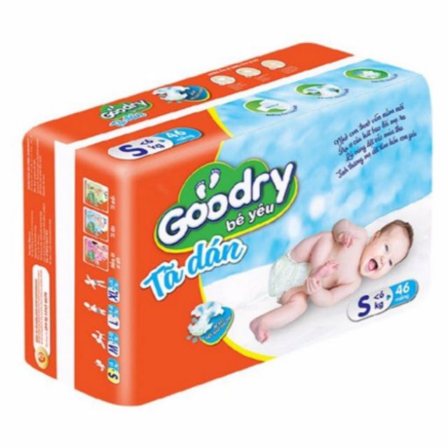 Tã dán goodry S46/M42/L38/XL34