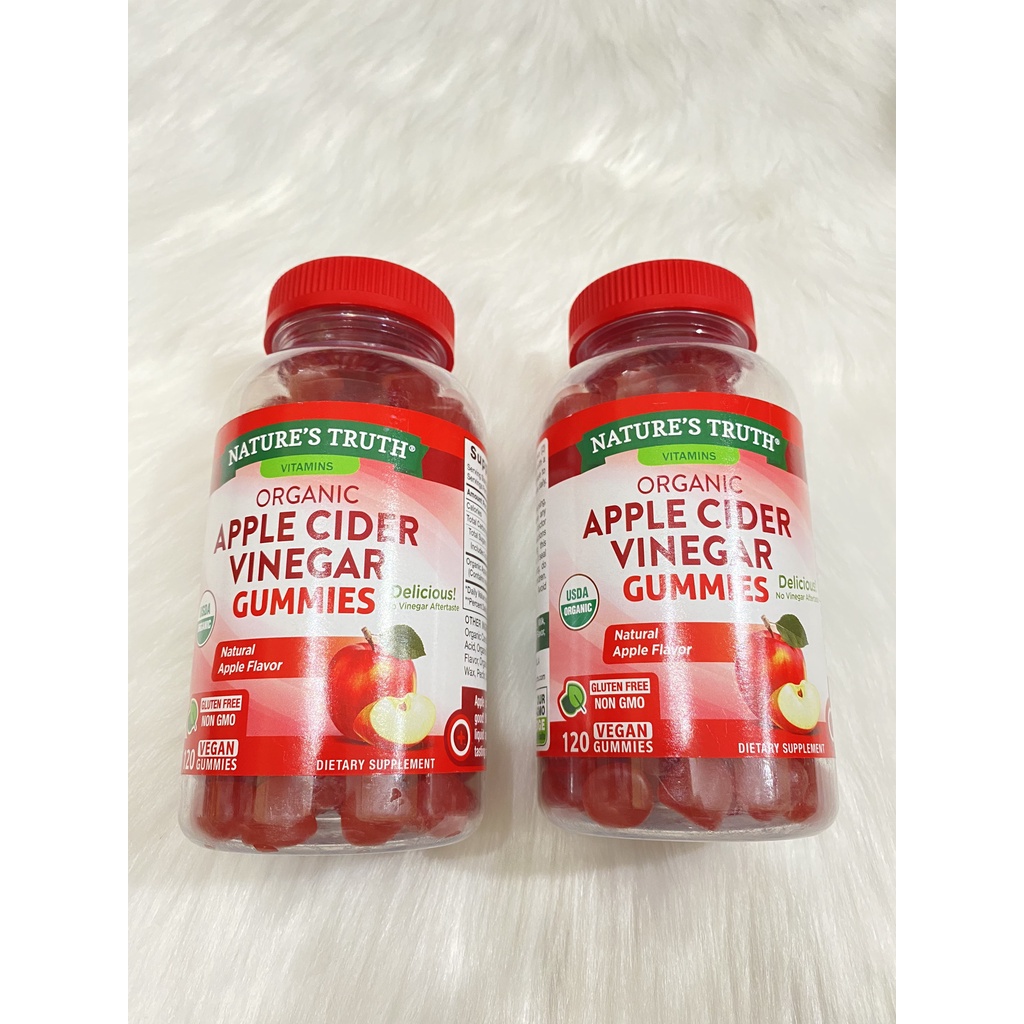 Viên Kẹo Dẻo Giấm Táo Apple Cider Vinegar Gummies 120 Viên