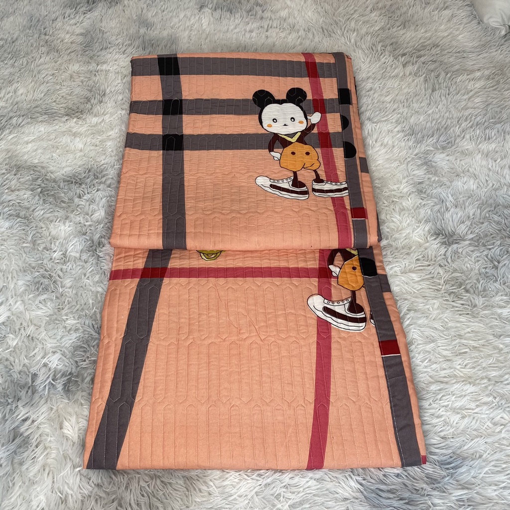 Chăn đũi cotton, chăn trần bông dệt chỉ dầy cực trắc trắn.