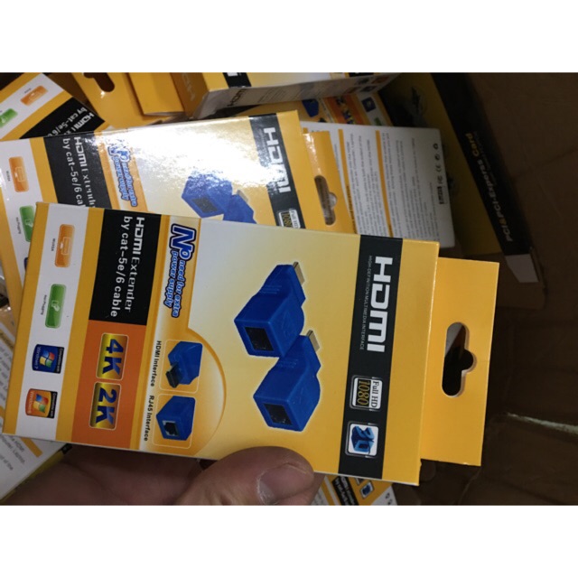 Bộ truyền HDMI qua dây LAN CAT5 CAT6 xa 30M