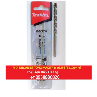 MŨI KHOAN BÊ TÔNG MAKITA D-05256 (6X100mm)