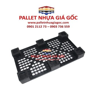 PALLET NHỰA LÓT SÀN TRƯNG BÀY, TẢI NHẸ 100 X 60 X 10 CM, MỚI 100%