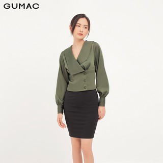 Áo sơ mi nữ đắp chéo cao cấp AVA1229 GUMAC