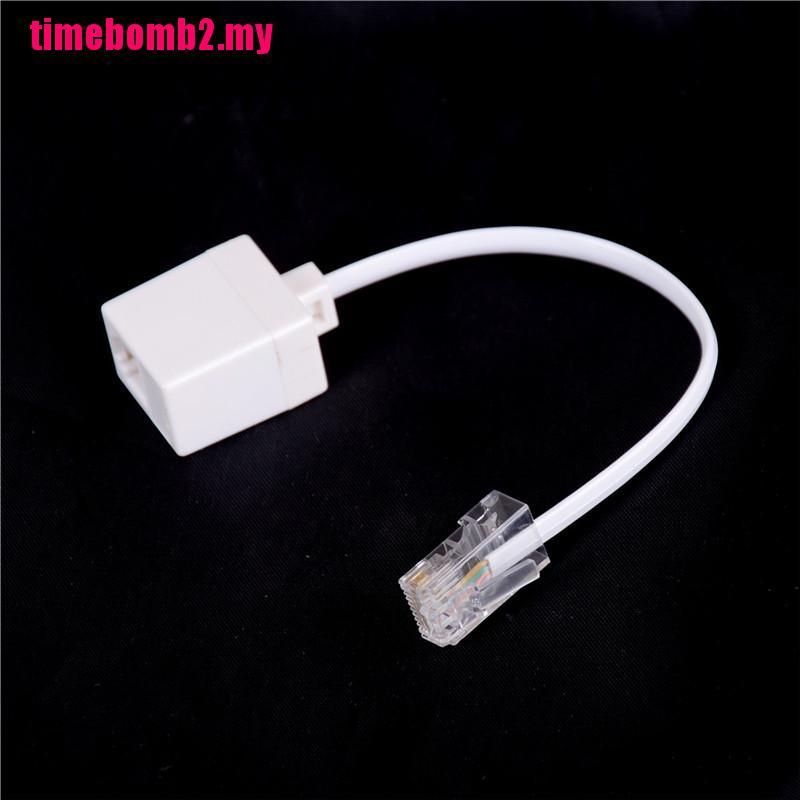 Cáp Chuyển Đổi Hlh Rj11 6p4c Female Sang Ethernet Rj45 8p8c Male F / M Điện Thoại