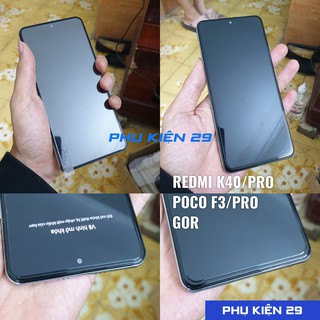 [Xiaomi Redmi K40/ K40 Pro/ Poco F3/ F3 Pro] Dán kính cường lực chống bám vân tay cao cấp GOR