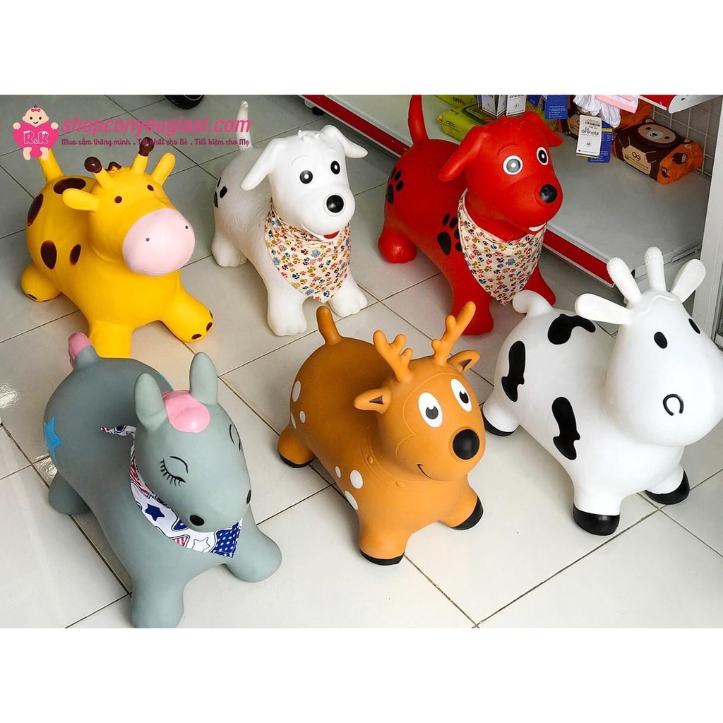 Thú Nhún Bơm Hơi Toys House - Nhiều Mẫu