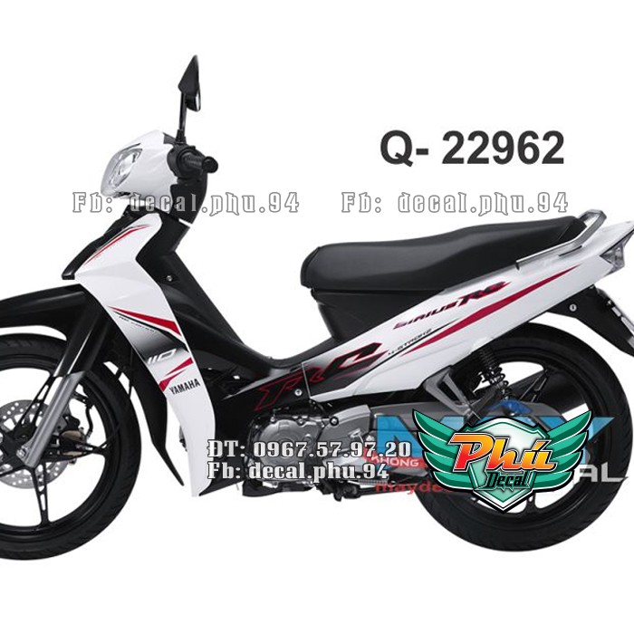 Tem rời Sirius RC 2019 trắng đen (L)