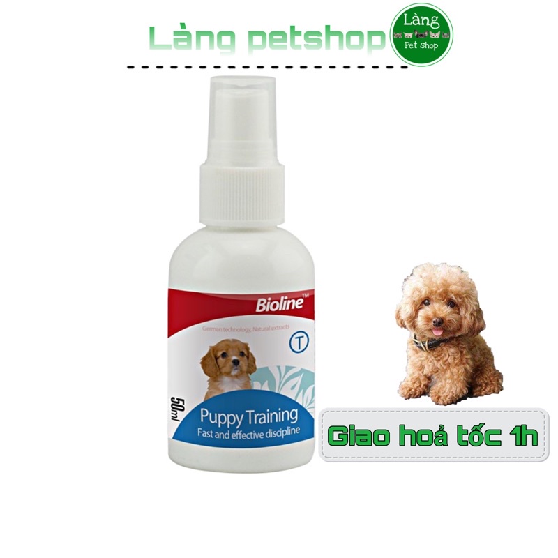 Xịt Vệ Sinh Đúng Chổ ❤️FreeShip❤️ Bio Chai Huấn Luyện thú cưng đi vệ sinh đúng chổ