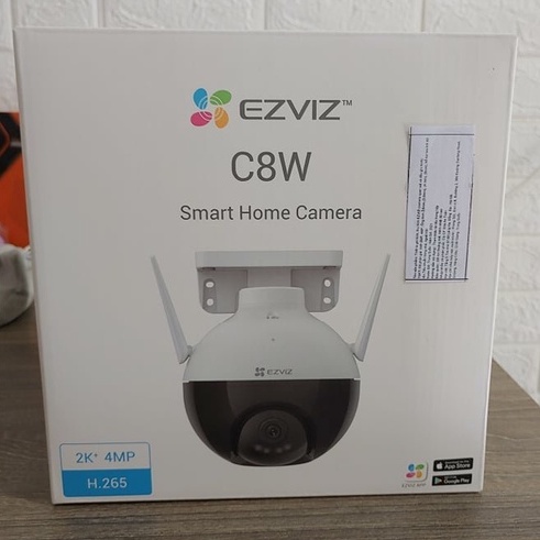 Camera Wifi Ngoài Trời Xoay 360 Ezviz C8W Siêu Nét 4MP 2K HD , Màu Đêm, AI Thông Minh, Đàm thoại 2 chiều,chuẩn nén H265