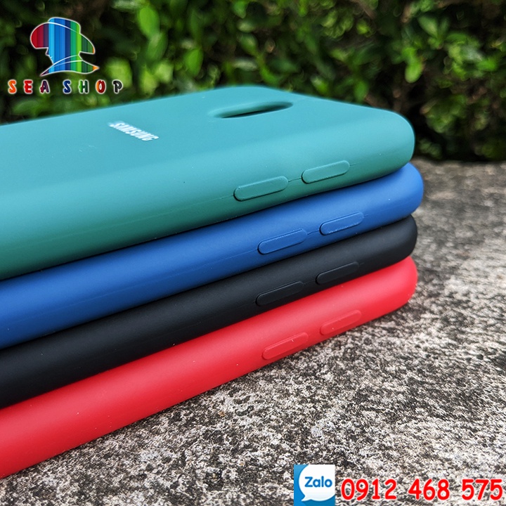 Ốp chống bẩn Samsung J7 Pro 2017 SM-GJ730 - Nhựa dẻo - Bên trong có lot nhung - Kính cường lực 9D