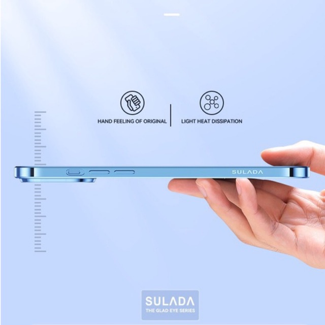 Ốp lưng kèm khung bảo vệ Lens Camera Sulada cho Smar IPhone14 /14 Pro Max / 12 / 13 Pro Max, lưng nhám viền mầu theo máy