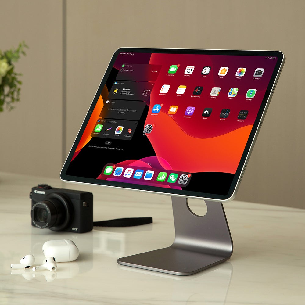 Stand/Giá Đỡ Nhôm Nam Châm Hít Chặt iPad WIWU Hubble Smart Cho iPad Air 4, Air 5, Pro 11, Pro 12.9 inch, M1