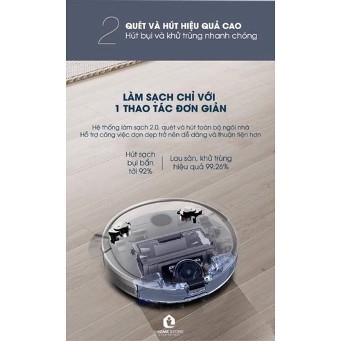 Robot hút bụi lau nhà ECOVACS DEEBOT DJ35, N5 HERO, N5 POWER, U2 cực kỳ thông minh với công nghệ smart eye