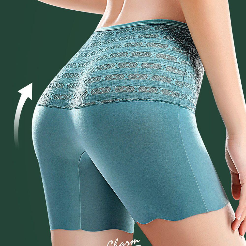 OCEANMAP Quần Lót An Toàn Lưng Cao Plus Size Cho Nữ