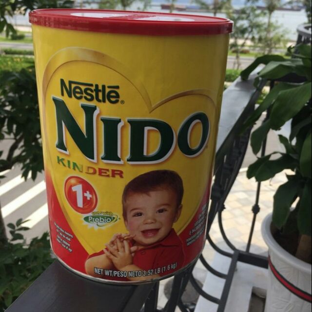 Sữa Nido Kinder 1+ nắp đỏ Mỹ 1,6kg
