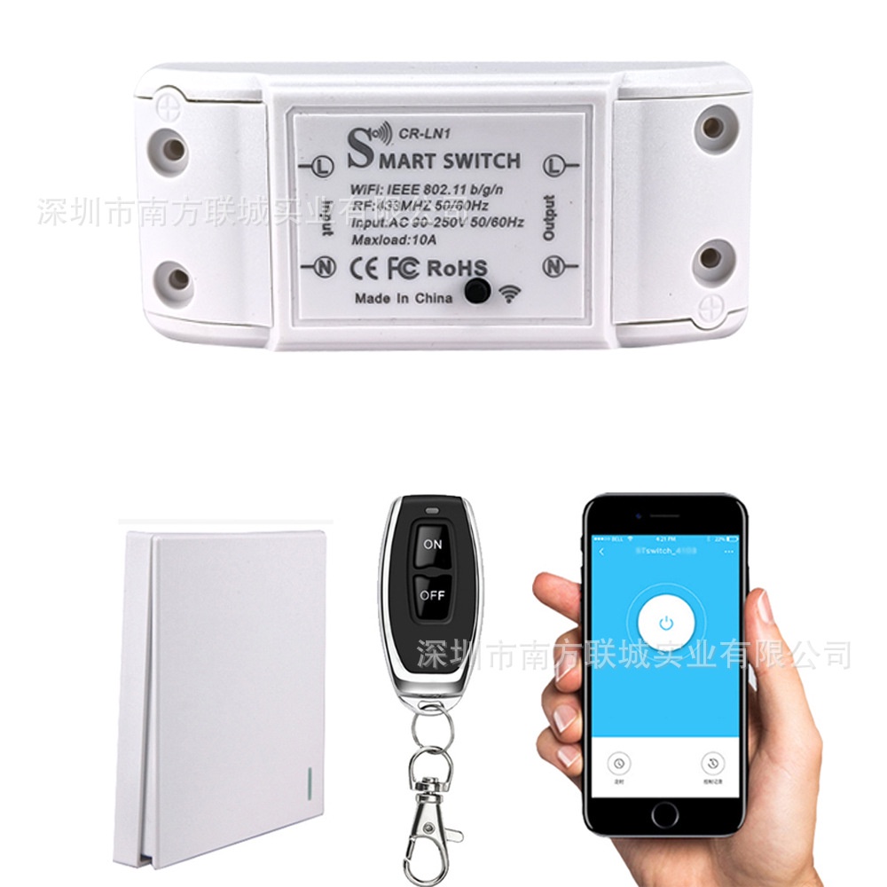 Công Tắc Bật / Tắt Điều Khiển Từ Xa RF433 Bằng Ứng Dụng Điện Thoại