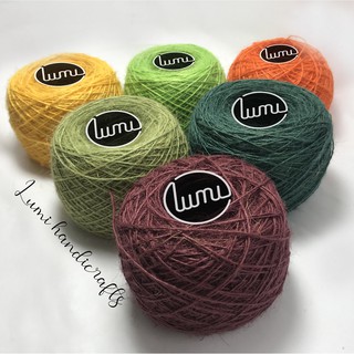 Lumi JT01 - 06 Cuộn Dây Sợi Đay Bố Tự Nhiên Móc Túi, Đồ Trang Trí Handmade dài 150m