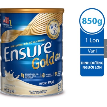 Sữa bột Ensure Gold Abbott hương vani (HMB) 850g - date 2024 - BÁN TẠI ĐÀ NẴNG