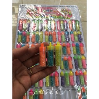 Nhũ bột kim tuyến ⚡ GIÁ CỰC SỐC ⚡ Set 3 ống bột nhũ kim tuyến đồ chơi cho bé