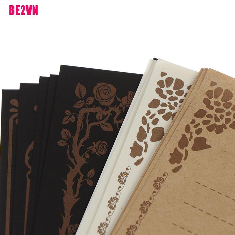Bộ 8 tờ giấy viết thư phong cách Châu Âu cổ điển độc đáo Be2Vn | BigBuy360 - bigbuy360.vn