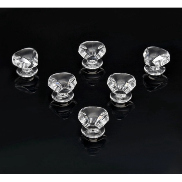 Tay cầm mica, trong suốt cho cửa tủ mica, nhựa