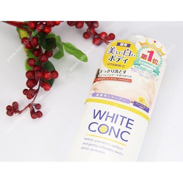 Sữa tắm trắng da của Nhật  WHITE CONC BODY VITAMIN C 360ml