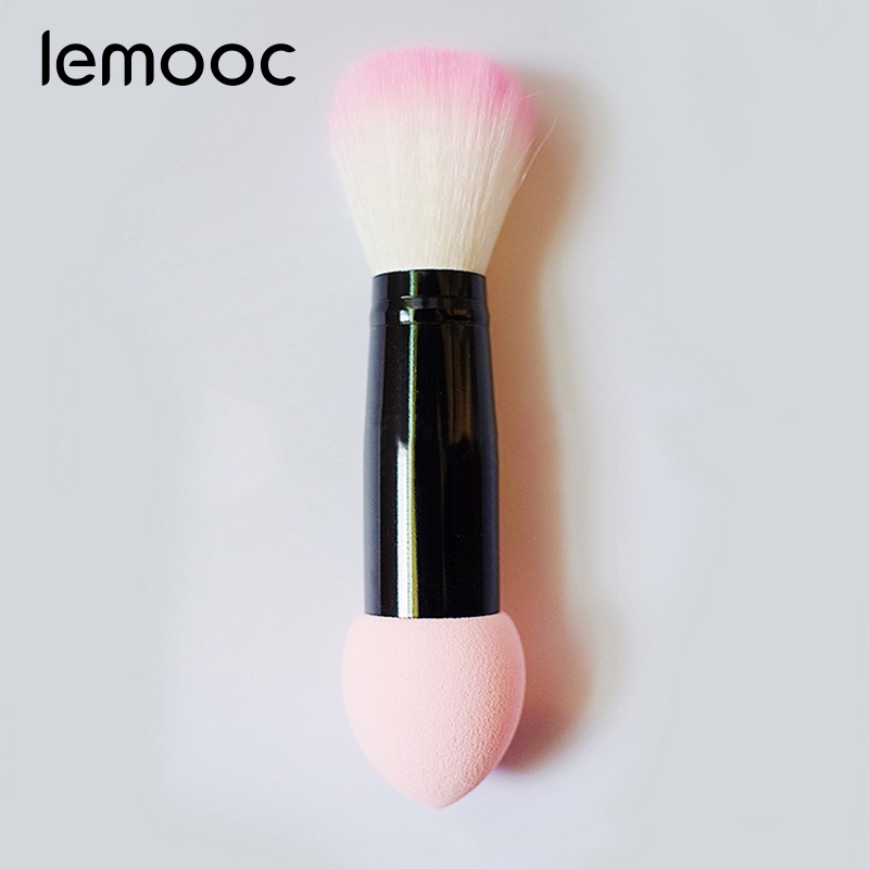 Cọ Trang Điểm Bằng Sợi Nylon Màu Hồng