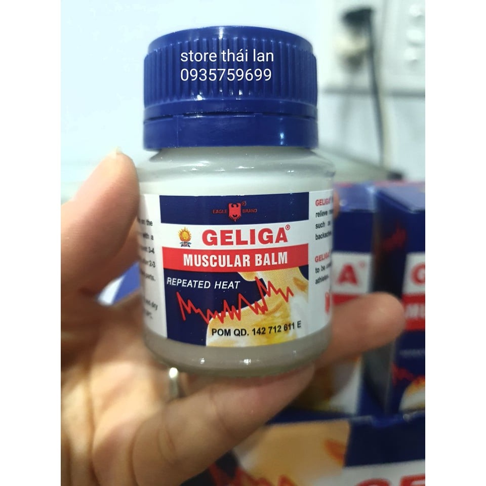 [COMBO 12]Dầu cù là lửa Geliga Muscular Balm 40gr