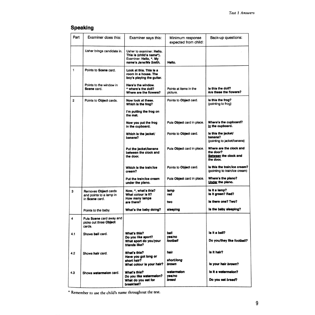 Sách - Cambridge Young Learners English Tests 6 Starters Answer Booklet