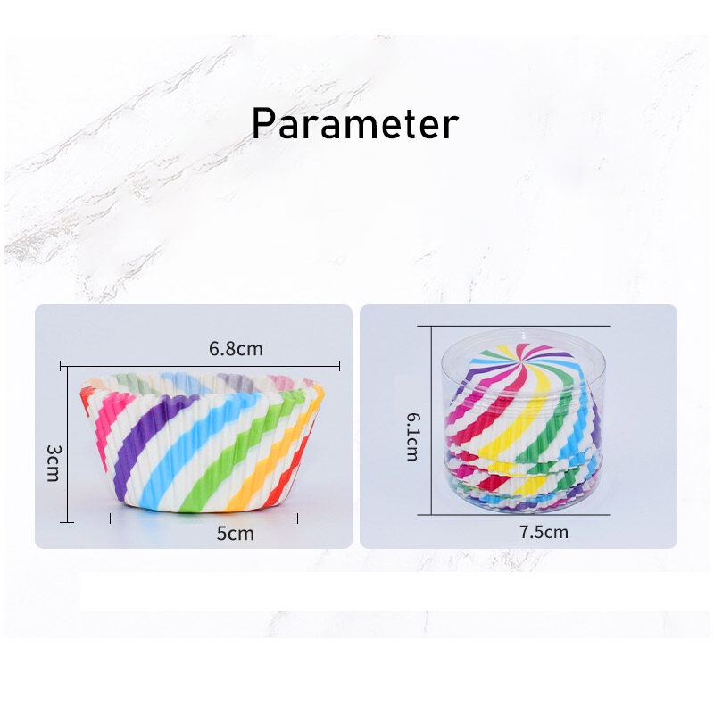 ONLY HOUSE Cốc Giấy Nướng Bánh muffin Chịu Nhiệt Độ Cao Chống Dầu Giá Đỡ