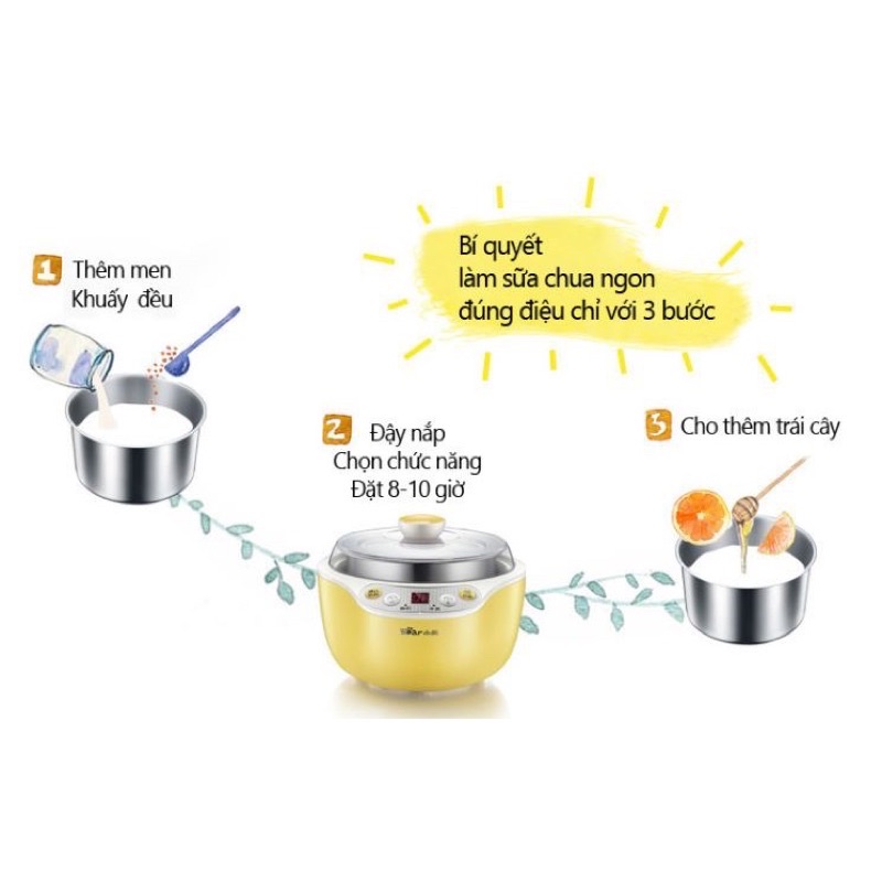 MÁY LÀM SỮA CHUA BEAR SNJ-B10K1