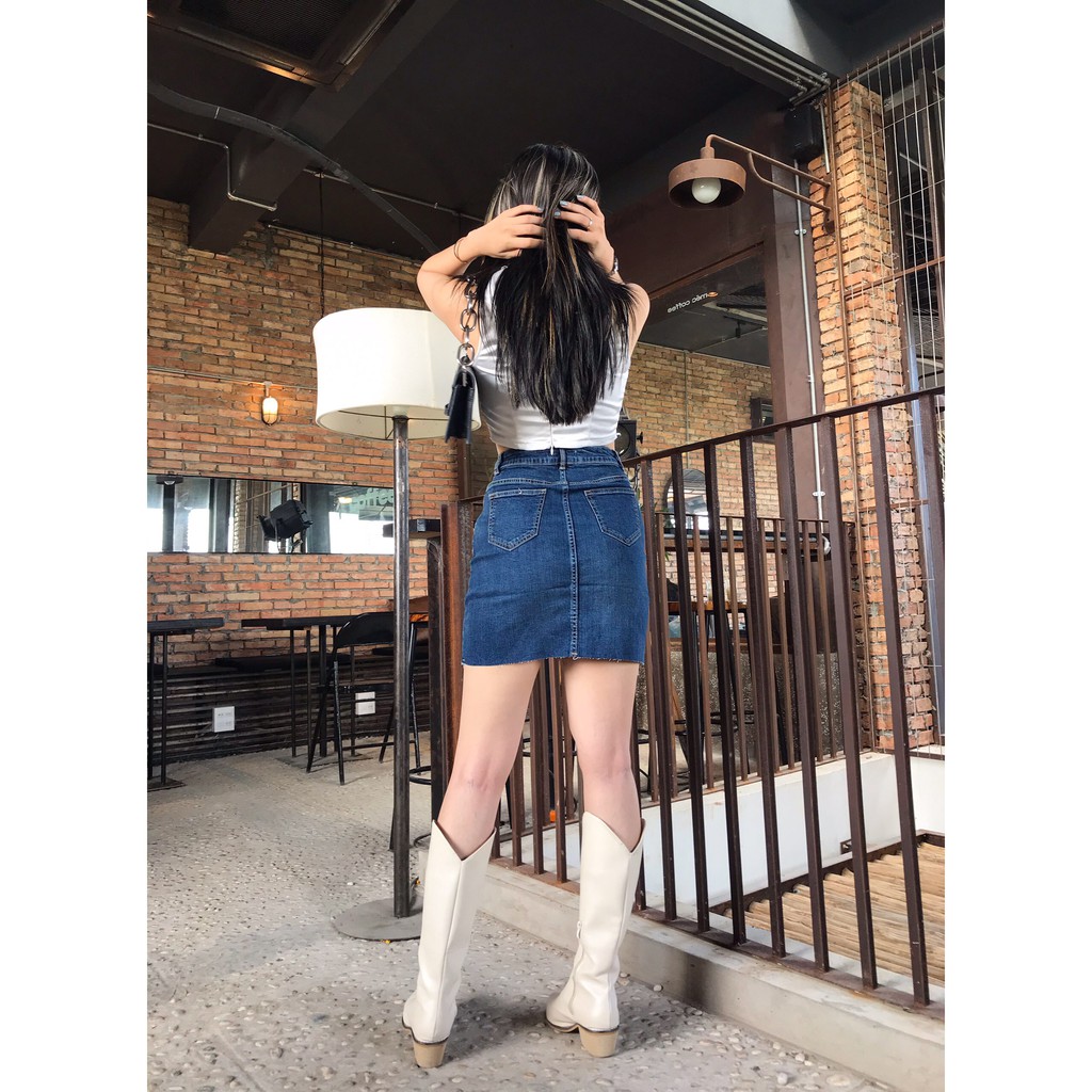 Váy rách lai vuông 20decemberjeans mã 9433 | BigBuy360 - bigbuy360.vn