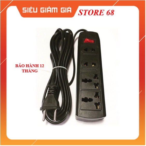 Ổ Cắm Điện Dây Dài 3m Chống Cháy, Chống Va Đập, Ba Chân, An Toàn Sử Dụng Hinoki