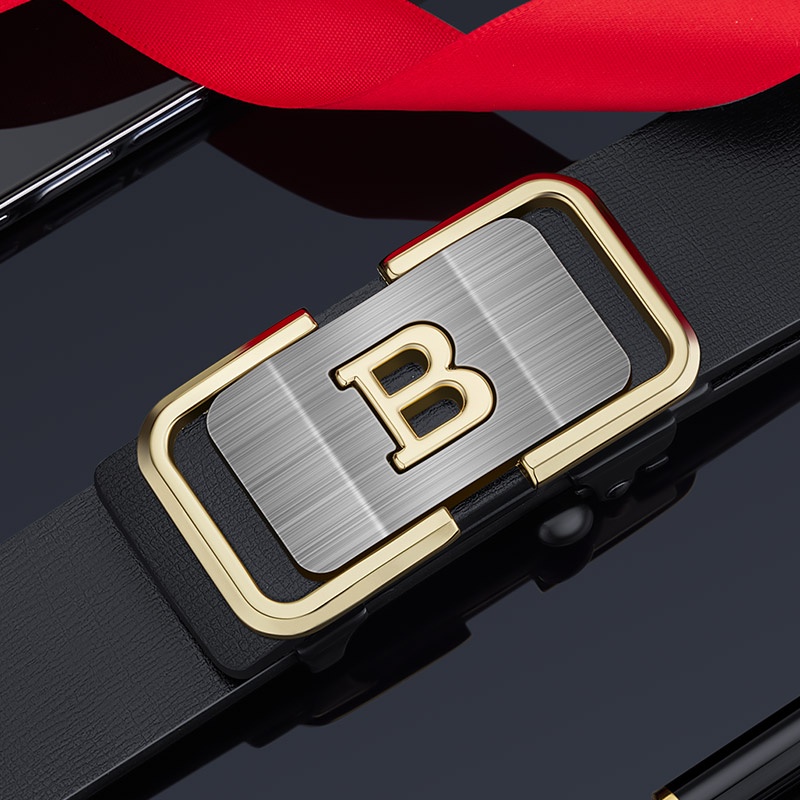 Thắt lưng Nam thời trang - da bò, mặt kim loại cao cấp nhập khẩu chính hãng WilliamPOLO 20257 - Bảo hành 12 tháng