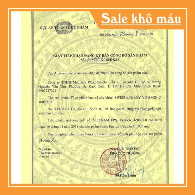 Combo 2 tuýp viên sủi Multivitamins, Vitamin C1000 mg | Thế Giới Skin Care