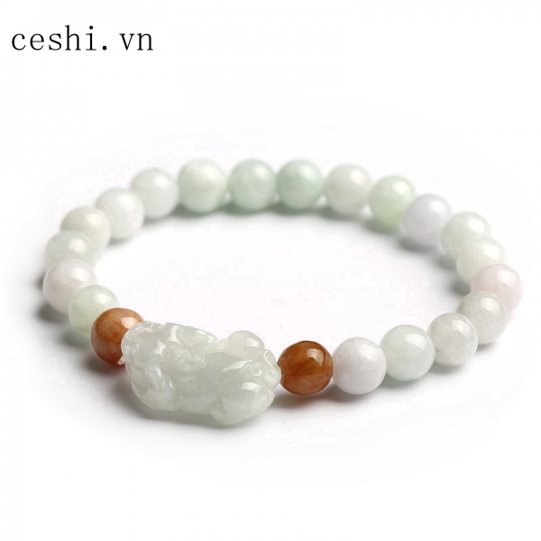 Pure natural Burmese jade bracelet 008