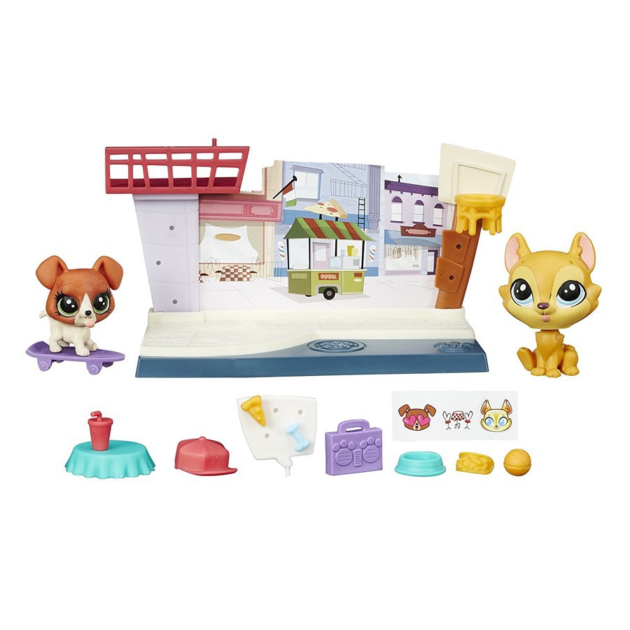 Bộ đồ chơi Cà Phê Thú Cưng Littlest Pet Shop B4485/B4482