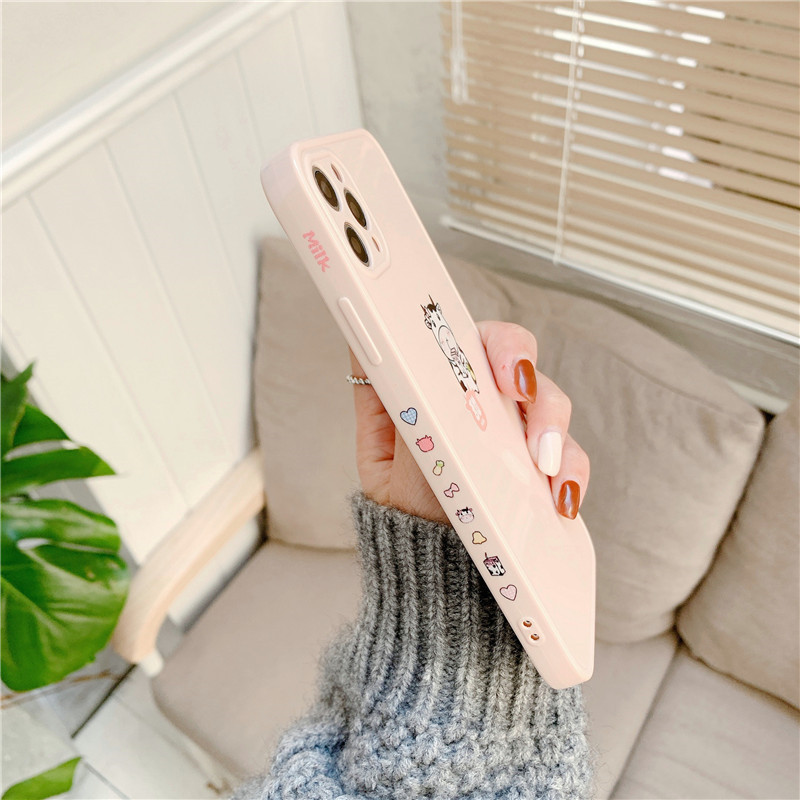 Ốp Lưng Nhám In Hình Chú Bò Đáng Yêu Cho Iphone 12 Pro Max 12mini 8plus 7plus Se 2020 Iphone 11 Pro Max Xsmax Xr Xs | BigBuy360 - bigbuy360.vn