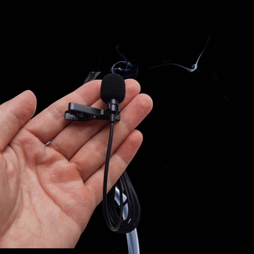 Mic thu âm cài áo cho Điện thoại, Máy tính, Máy quay phim Lavalier Microphone