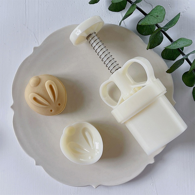 Khuôn Nhựa Làm Bánh Trung Thu Hình Thỏ Dễ Thương