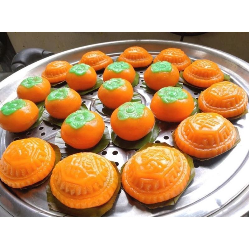 Khuôn bánh TRÁI HỒNG 49Gr - Mẫu bánh nhân mứt hồng mới năm 2021