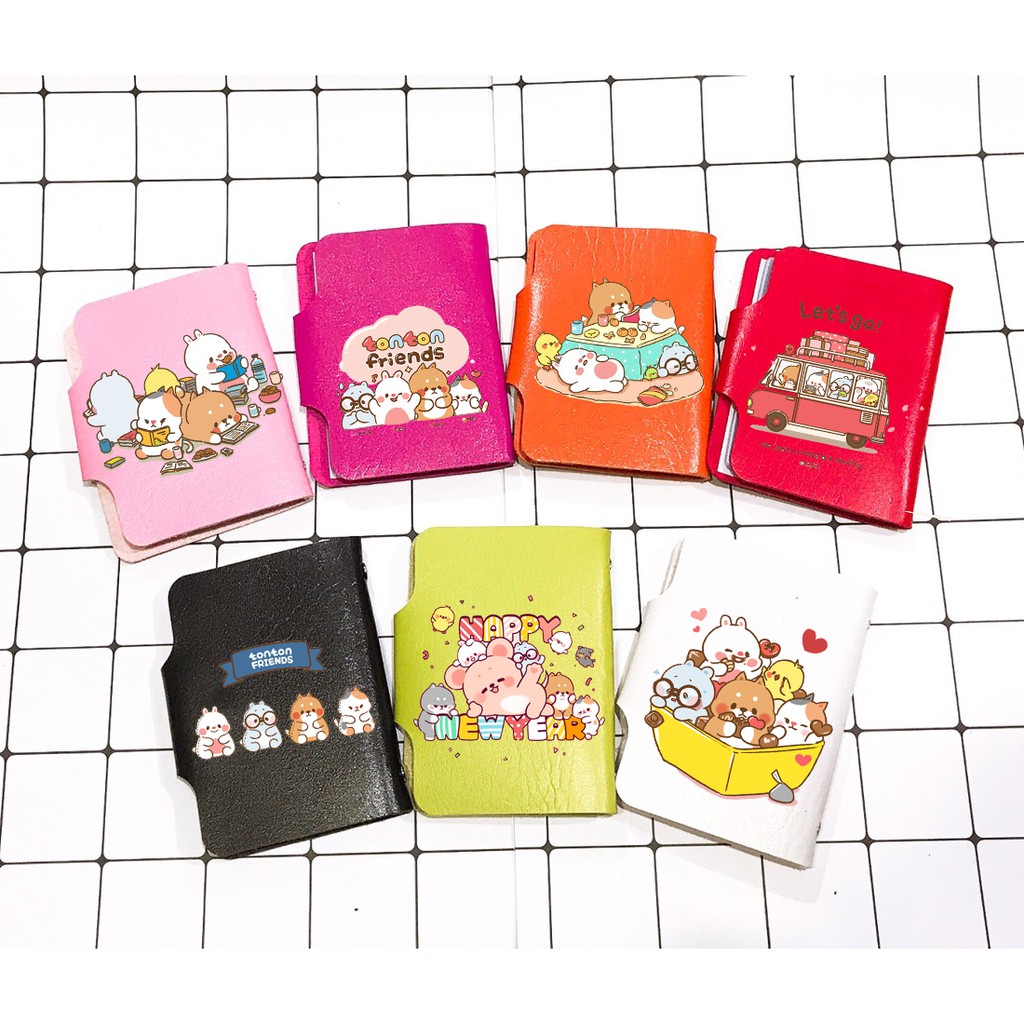 Bao đựng card tonton BDCI13 túi đựng name card cute dễ thương 10*8cm